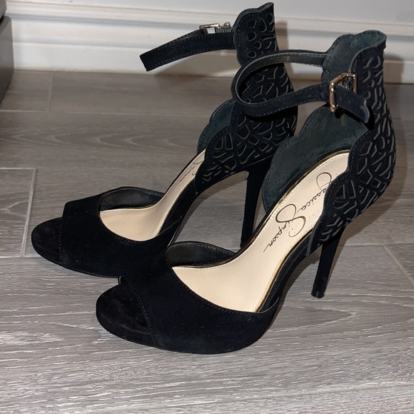 Jessica Simpson Shoes - Black Suede Size 5 Jessica Simpson heels.
